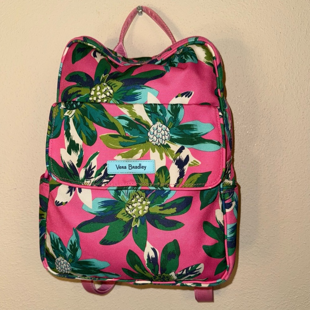 Vera Bradley Lighten Up Tropical Paradise Backpack Purse - Picture 5 of 14